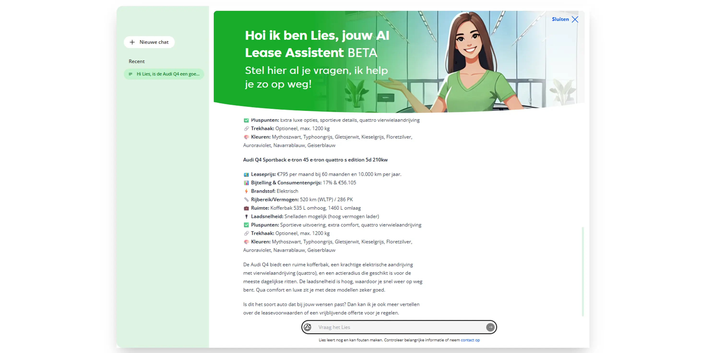 Most Innovative Solution award voor Lies